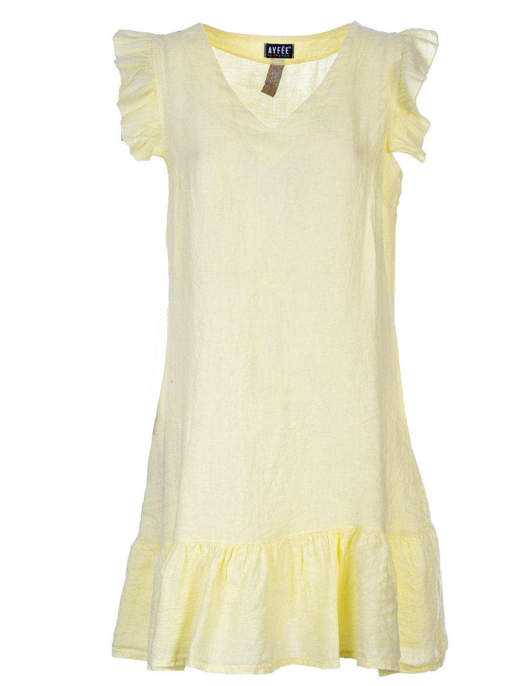 ABITO MANICA ROUCHE, 3TG - YELLOW
